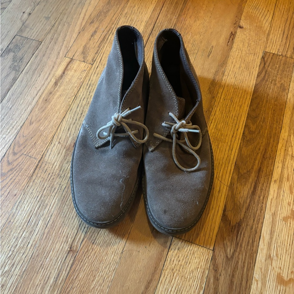 Johnston & Murphy high-top chukka shoes, lightly worn, size Men’s 9